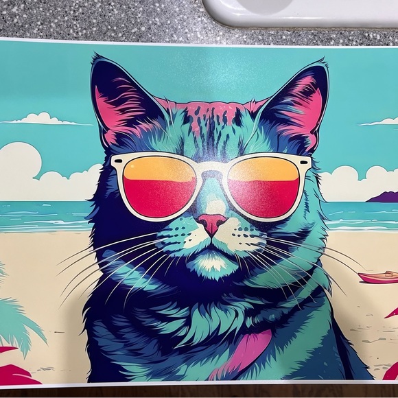 Cool Cat - Original Print on high quality photo paper by Stumblegirl - Picture 1 of 3